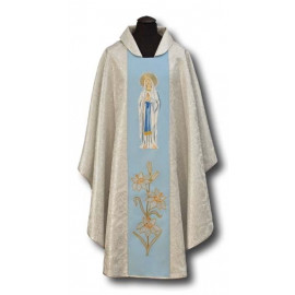 Chasuble with the image of MB from Lourdes