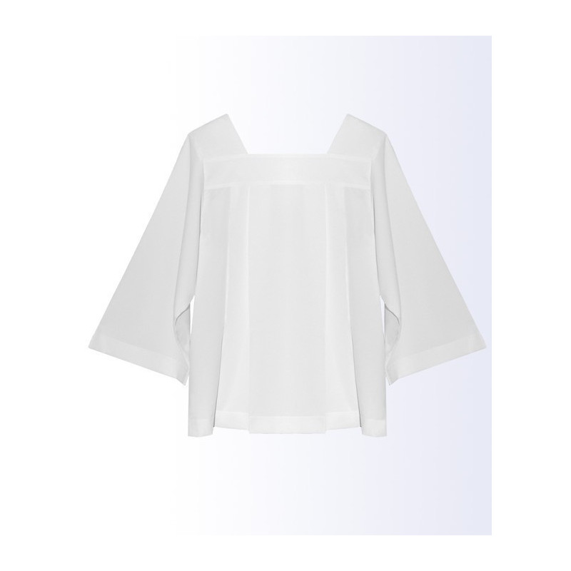 Clergy surplice with pleats - white (2) - Best Catholic Shop