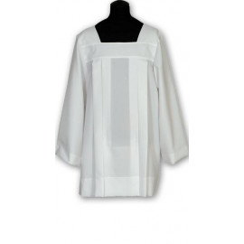 Clergy surplice - white georgette (3)