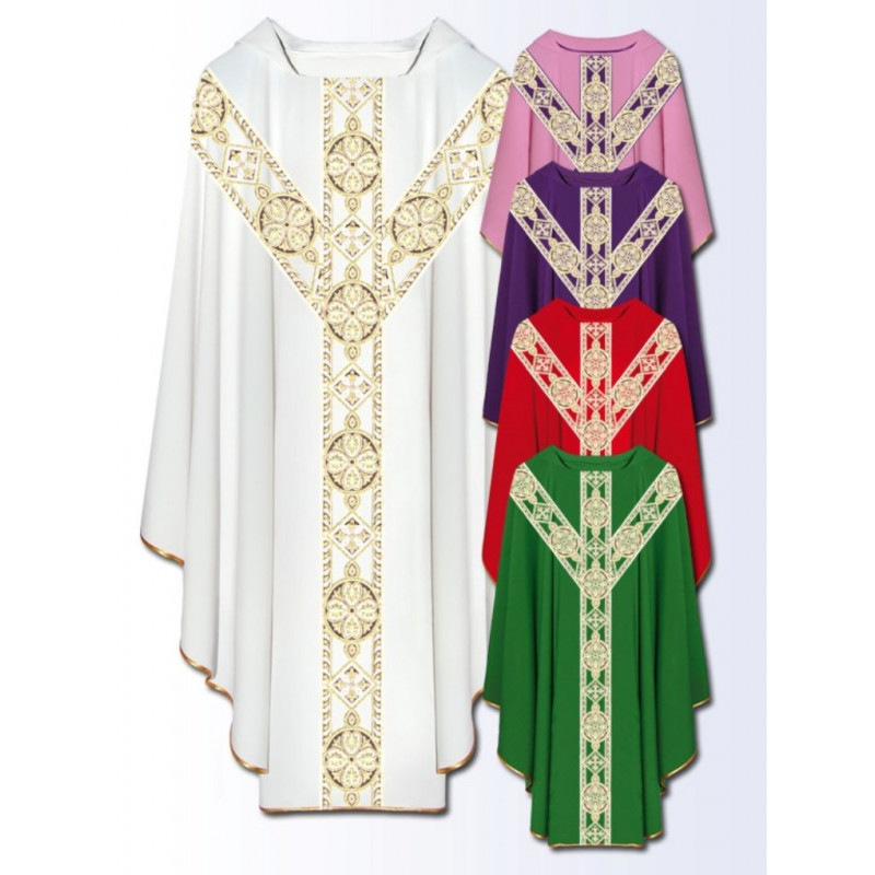 Semi Gothic Chasuble (06) - Best Catholic Shop