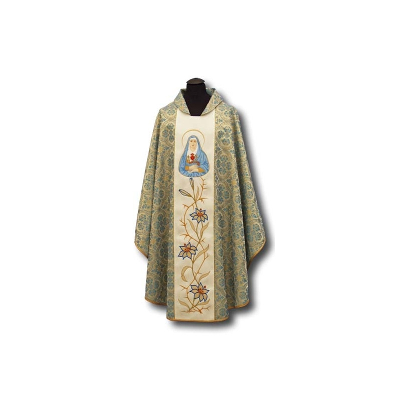 Embroidered chasuble MB Painful - Best Catholic Shop