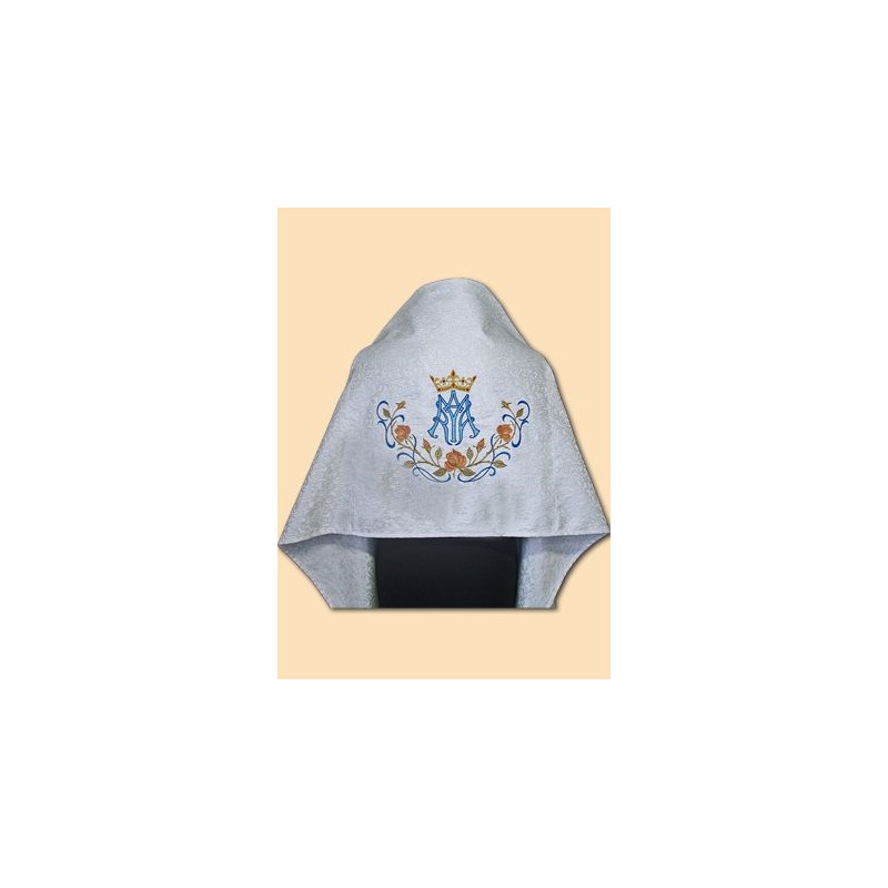 Embroidered veil - brocade fabric (16) - Best Catholic Shop
