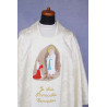 Embroidered chasuble - Lourdes - Image 2