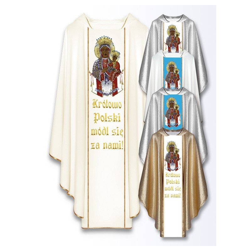 Marian chasuble Our Lady of Czestochowa (422) - Best Catholic Shop