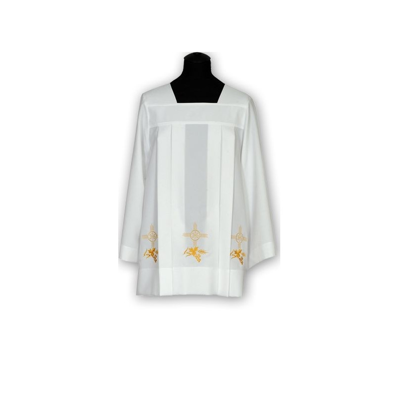 Embroidered georgette surplice (12) - Best Catholic Shop