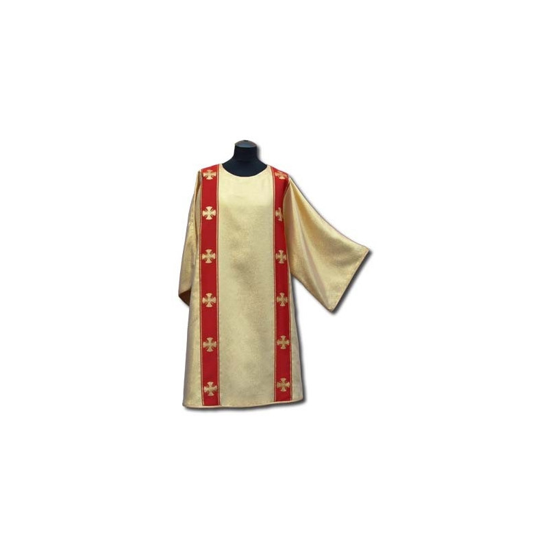 Gold dalmatics + stole (2 belts) - Best Catholic Shop