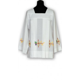 Embroidered georgette surplice (7)