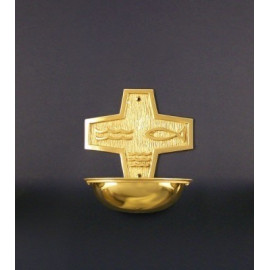 Holy Water Font - brass to Church (3)