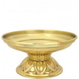 Gold Holy Water Pot (Aspersorium), 15 cm