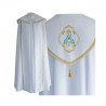 White Marian pattern cope - gabardine fabric (24) - Image 1