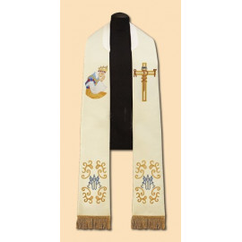 Stole with the image of MB from La Salette