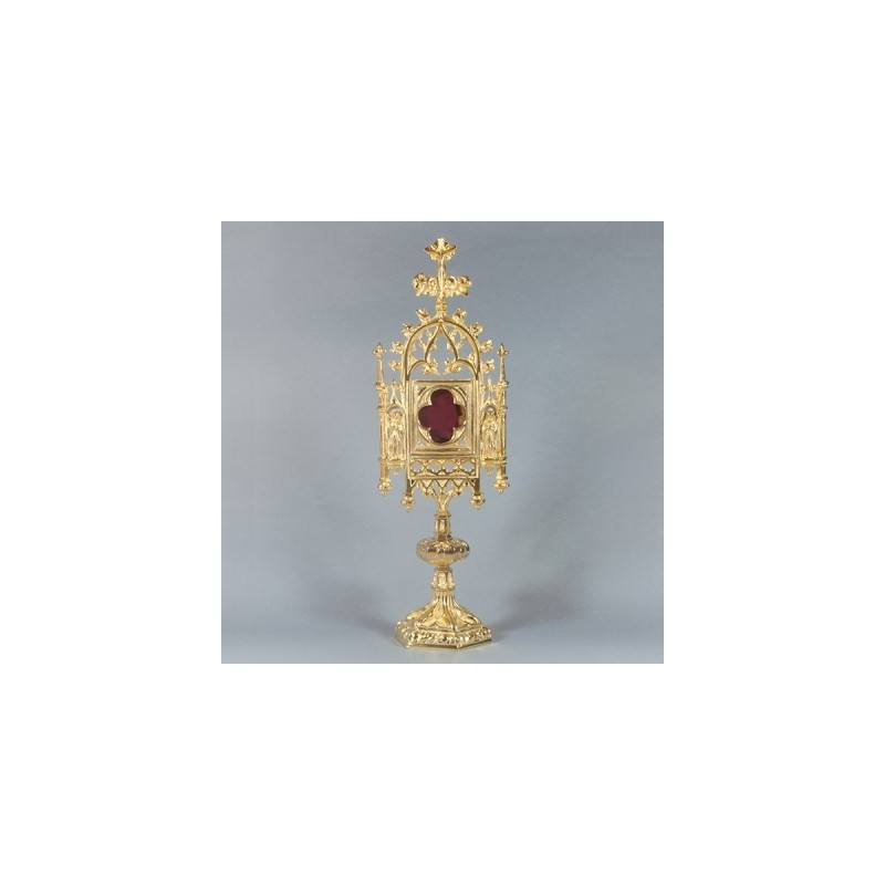 Gilded brass reliquary - Best Catholic Shop
