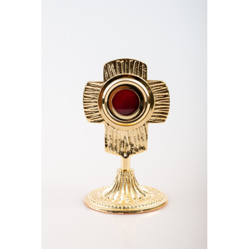Gilded reliquary - 13 cm (27) - Best Catholic Shop