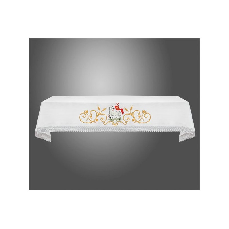 Easter altar tablecloth - Lamb (2) - Best Catholic Shop