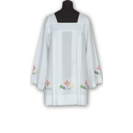 Embroidered georgette surplice (3)