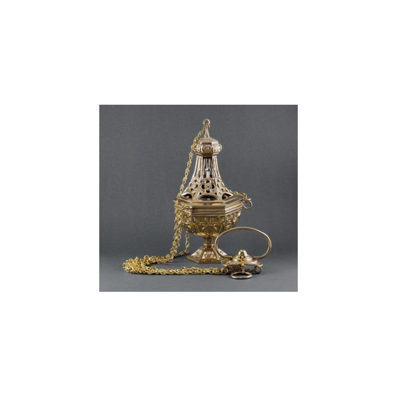 Brass thurible 26 cm high - Best Catholic Shop