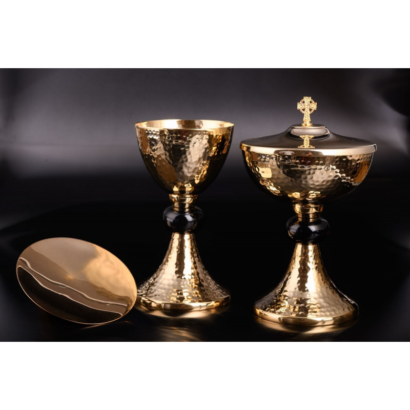 Set of chalice + ciborium + paten (17) - Best Catholic Shop