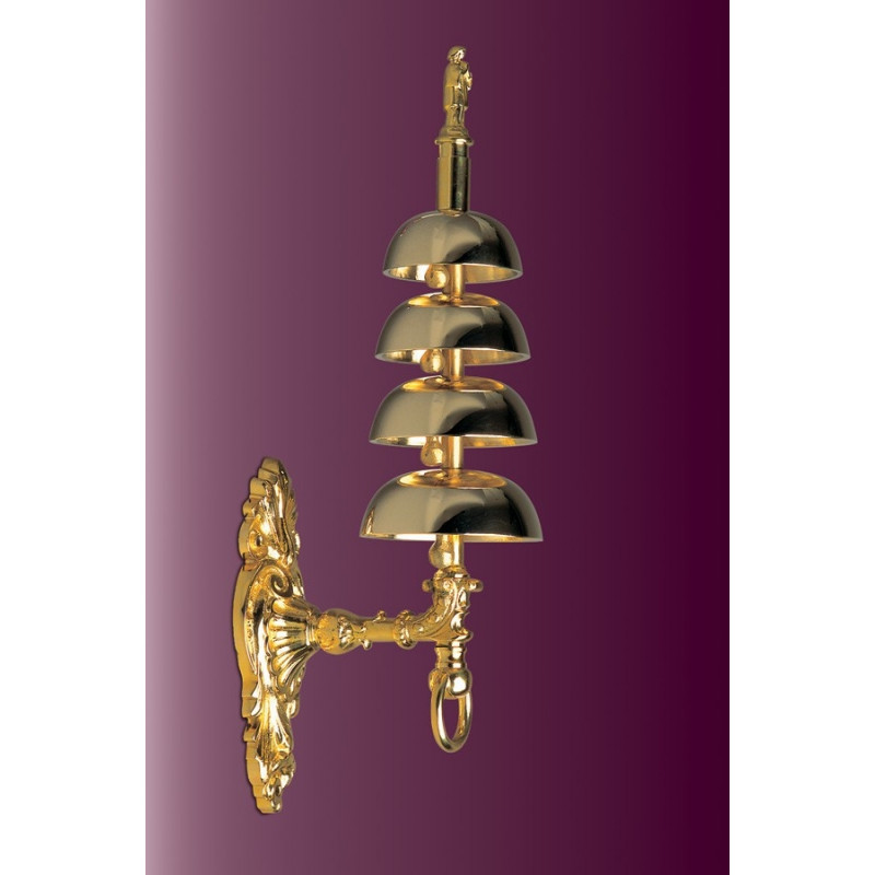 Quadruple brass sanctuary bell - Best Catholic Shop