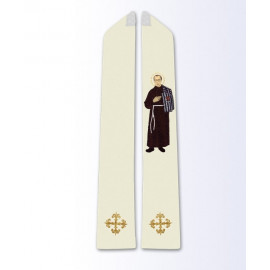 The stole with the image of Maximilian Kolbe