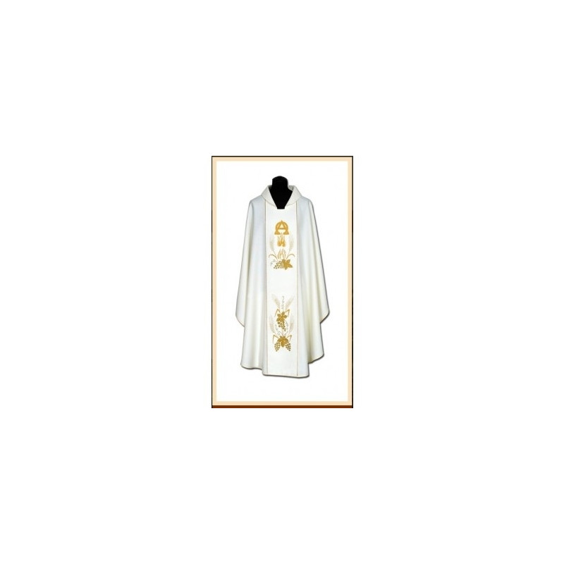 Richly embroidered chasuble (89A) - Best Catholic Shop