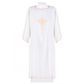 Ecru Dalmatics - cross motif (11)