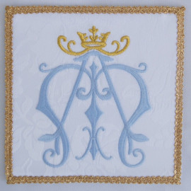 Pall embroidered ecru - Marian