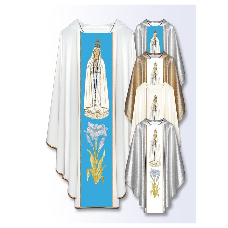 Marian chasuble Our Lady of Fatima (503) - Best Catholic Shop
