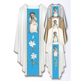 Chasuble with an embroidered image - Mother of God of Puerto Rico