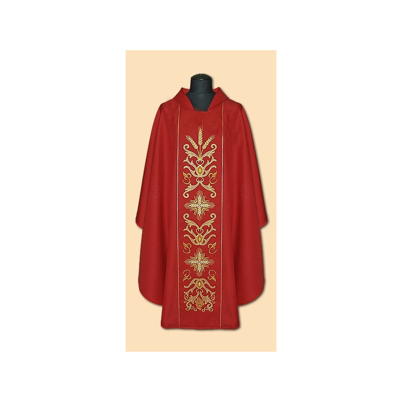 Richly embroidered chasuble (783) - Best Catholic Shop