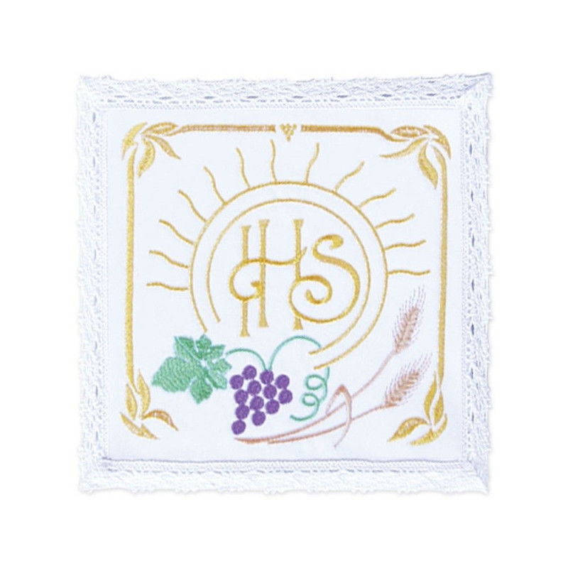 Chalice linen - IHS colorful embroidery (14) - Best Catholic Shop