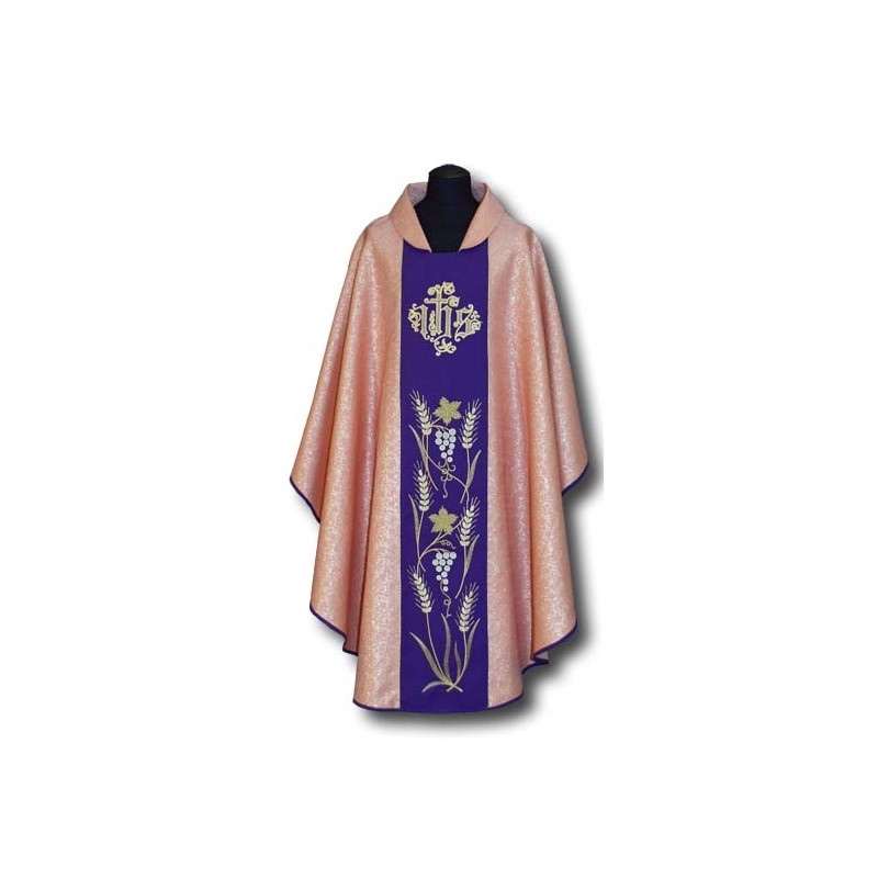 Golden embroidered chasuble (005) - Best Catholic Shop