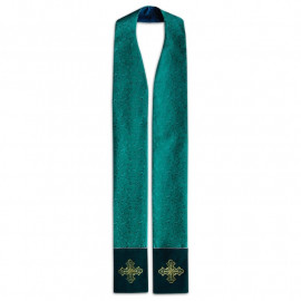 Priest's stole - damask fabric