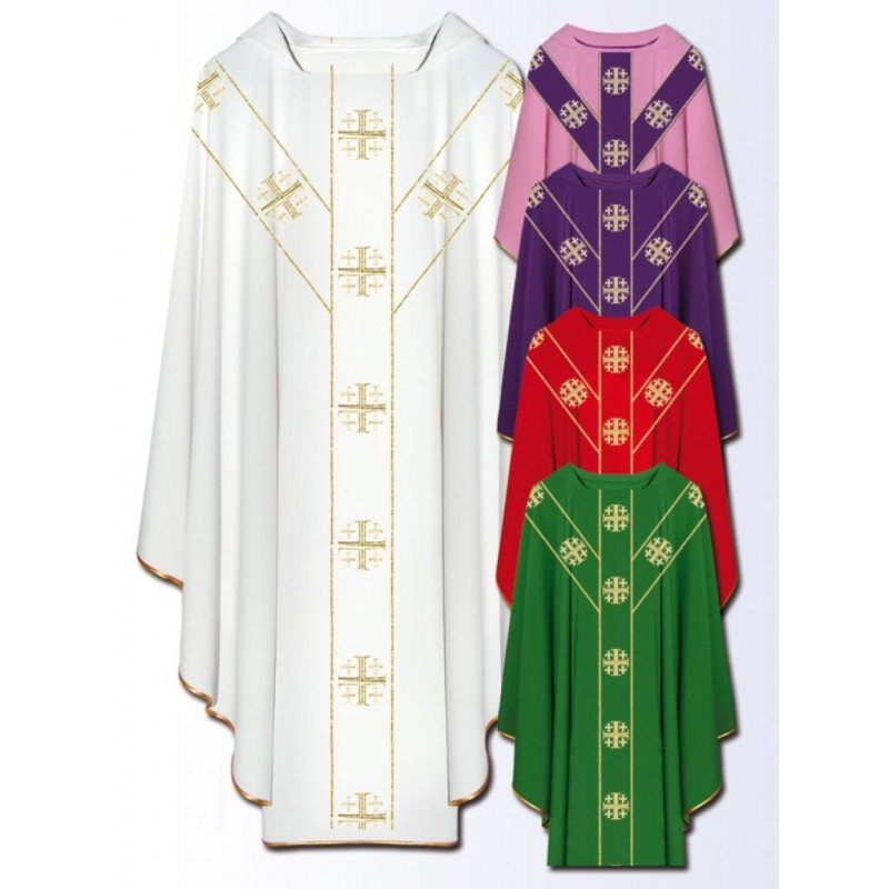 Semi Gothic chasuble (04) - Best Catholic Shop