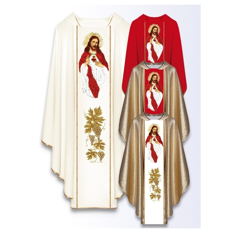 Chasuble Heart of Jesus (416) - Best Catholic Shop