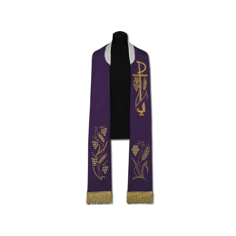 Priest's stole - embroidered (201) - Best Catholic Shop