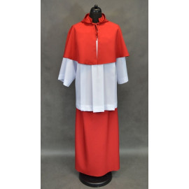 Red Altar Server Skirts + Capes