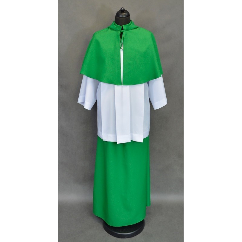 Green Altar Server Skirts + Capes - Best Catholic Shop