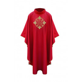 Chasuble with IHS symbols