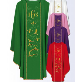 Chasuble with computer-embroidered belt (616)