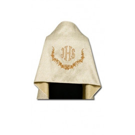 Embroidered veil - brocade fabric (6)