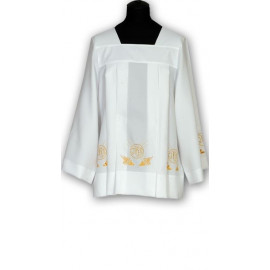 Embroidered georgette surplice (6)