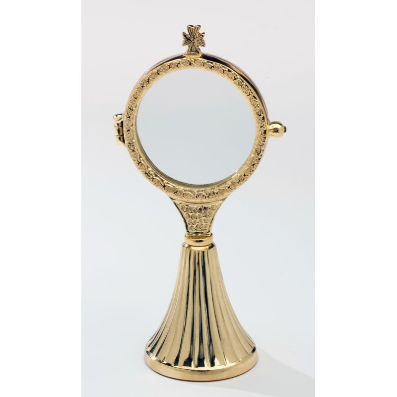 Monstrance gilded - 18 cm (1) - Best Catholic Shop