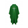 Chasuble with a cross - green - Image 2