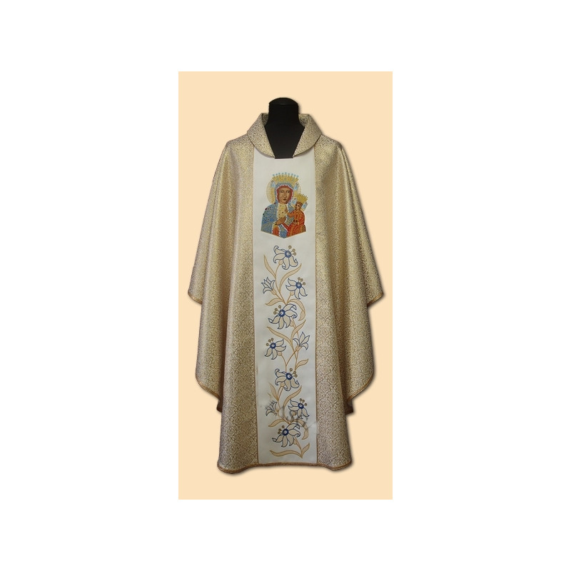 Embroidered chasuble MB Częstochowska (1) - Best Catholic Shop