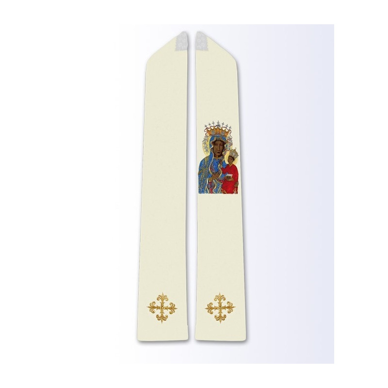 The stole with the image of MB Częstochowska - Best Catholic Shop
