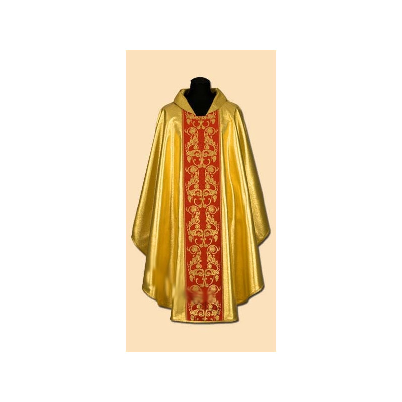 Gold embroidered chasuble (34A) - Best Catholic Shop
