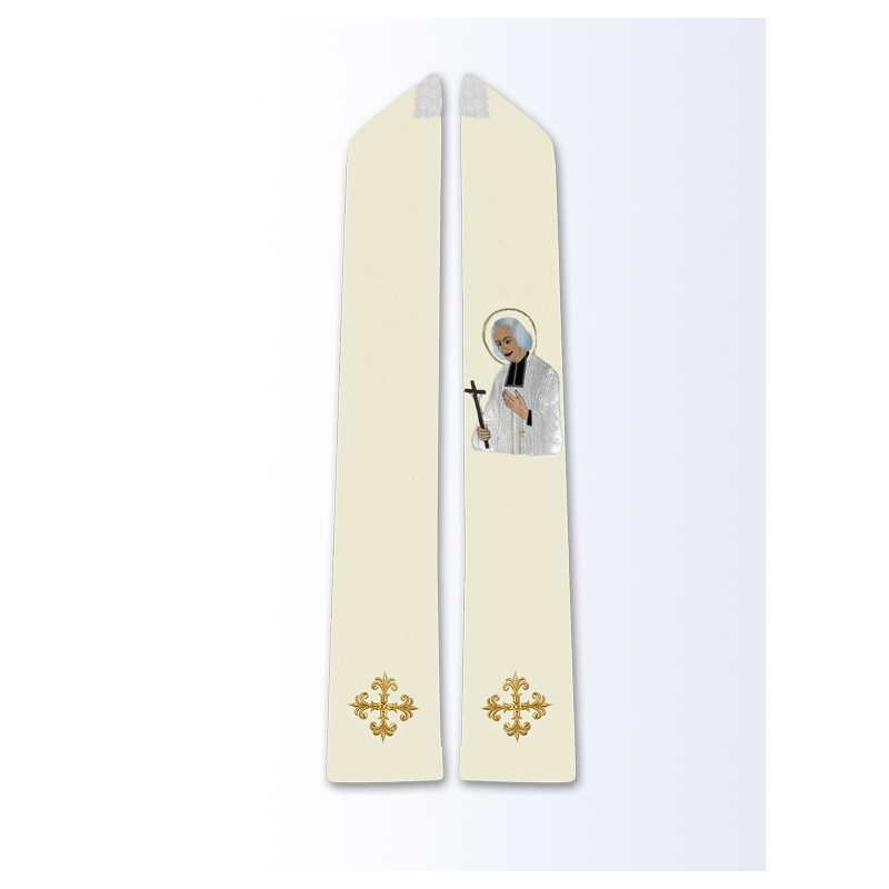 The stole with the image of St. John Mary Vianney - Best Catholic Shop