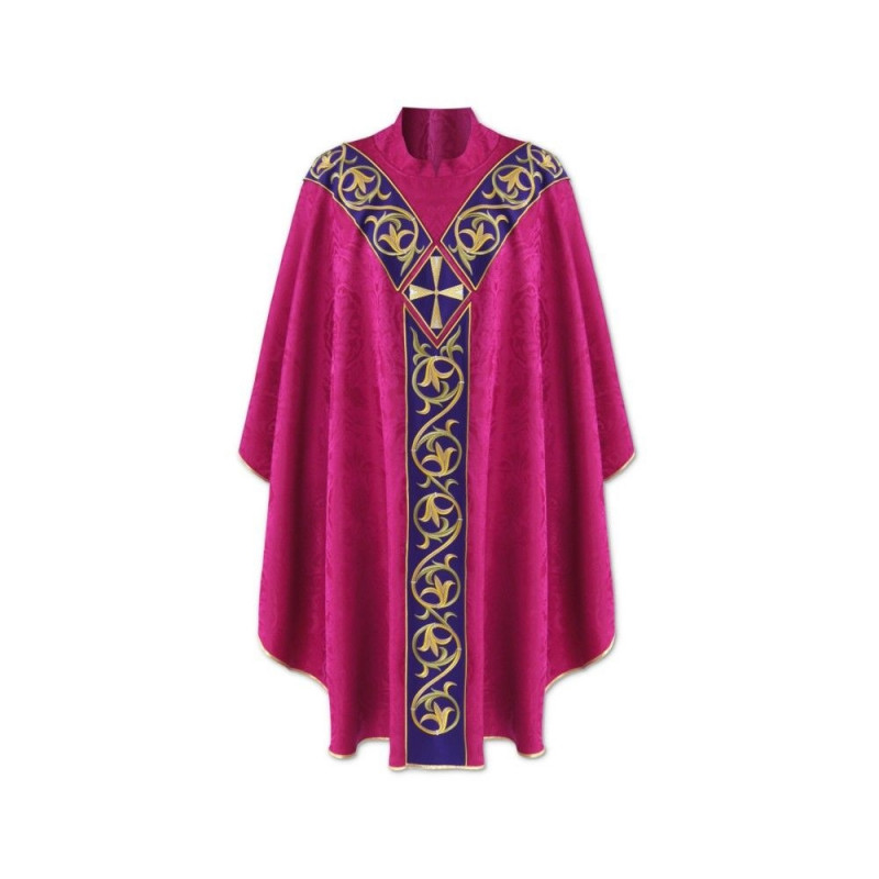 Semi-Gothic Chasuble - pink (45) - Best Catholic Shop