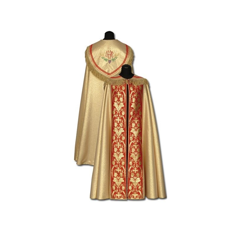 Gold cope with red additions - Best Catholic Shop