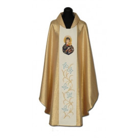 Embroidered chasuble MB of Perpetual Help
